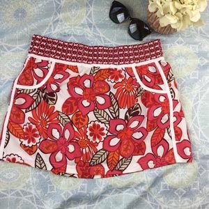 Athleta Boogie Board Swim Skirt Hawaiian